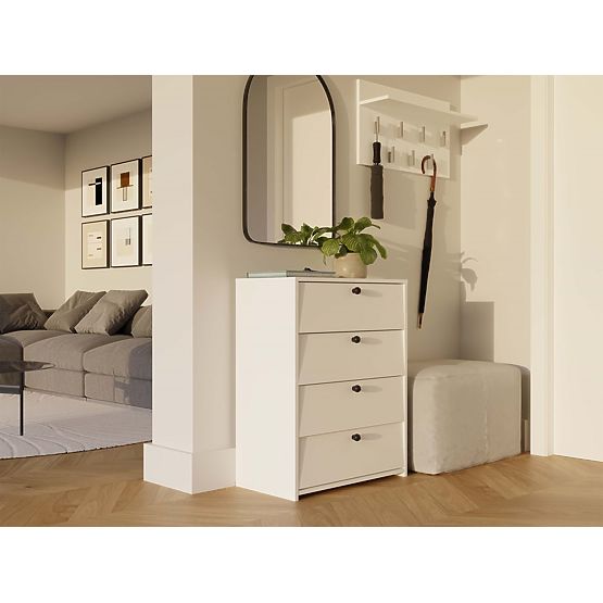 LOKA WHITE Shoe Cabinet