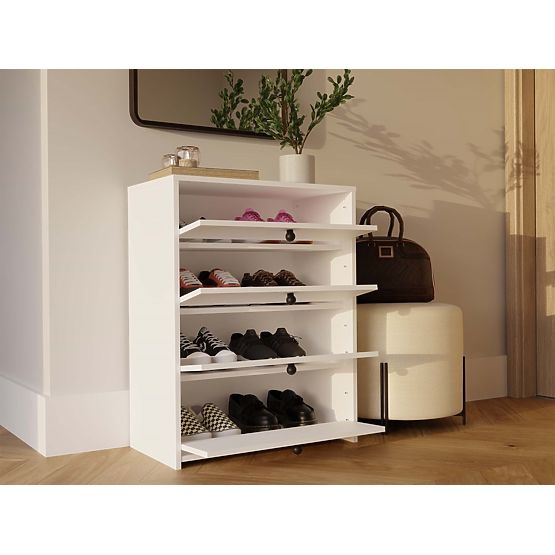LOKA WHITE Shoe Cabinet