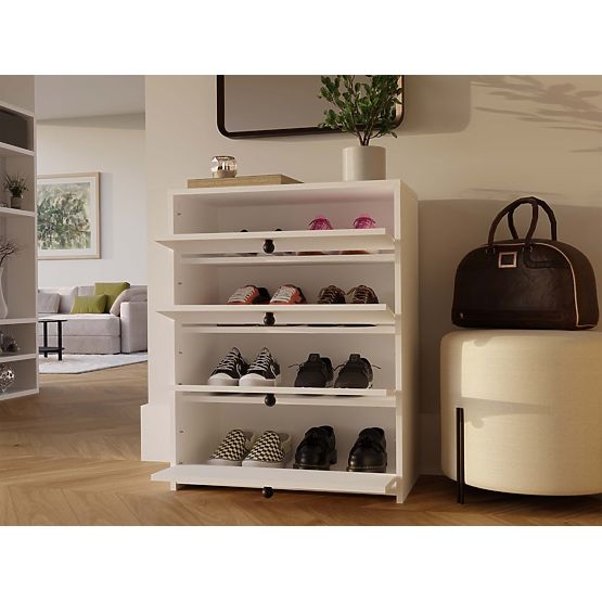 LOKA WHITE Shoe Cabinet