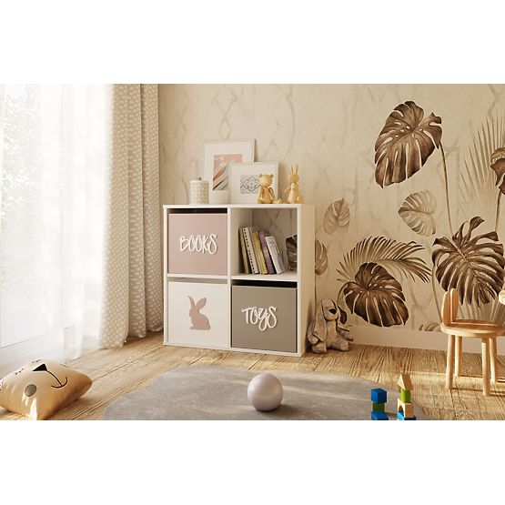 Loni 2x2 White Shelf