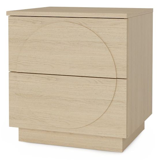 Looneta Nightstand Vicenza Oak, Arches
