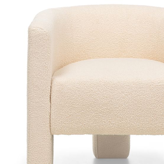Lorraine Relaxation Chair, Beige, Boucle