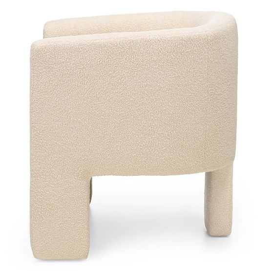 Lorraine Relaxation Chair, Beige, Boucle