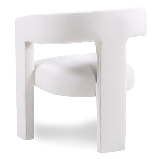 Lory Relaxation Chair, Velvet, Light Beige