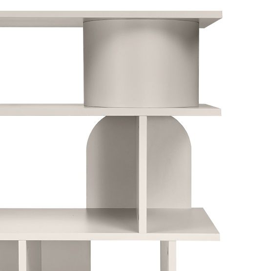 Low Shelf Rangali, Cashmere, Rounded