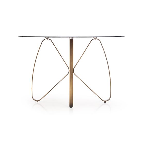 LUNGO Table Antique Gold / Brown (2p=1pc)