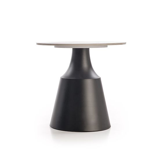 MAGNETA Set of 2 Benches, White Marble / Black (2pcs=1set)