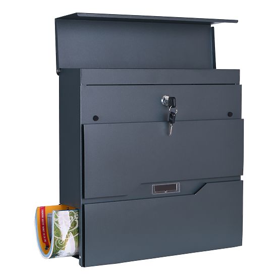 Mail Box for Letters Vidar Anthracite