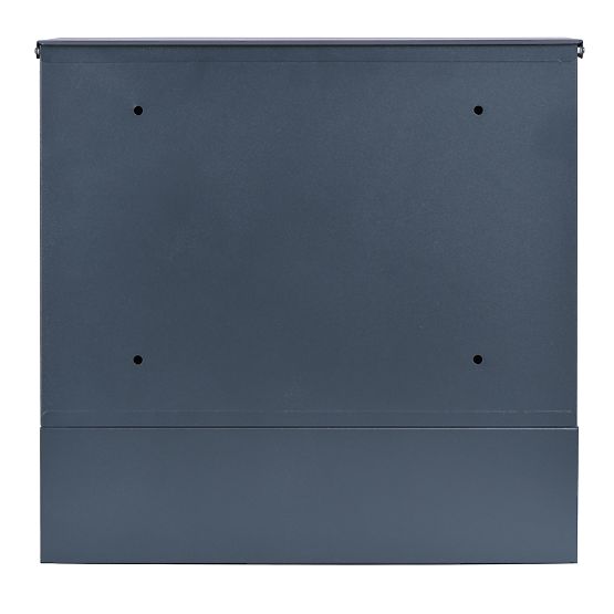 Mail Box for Letters Vidar Anthracite with Inscriptions