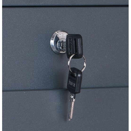 Mail Box for Letters Vidar Anthracite with Inscriptions