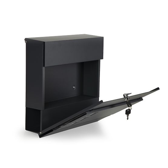 Mailbox for Letters and Newspapers Galvanized Steel ModernHome