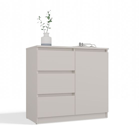 Malwa 1D3S Chest of Drawers in Cashmere Beige