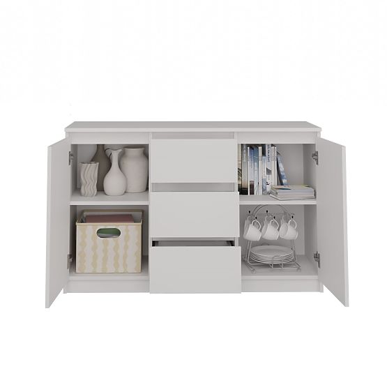 Malwa 2D3S White Dresser