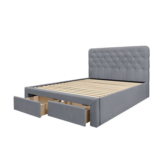 MARISOL 160 cm Bed Gray (4p=1pc)