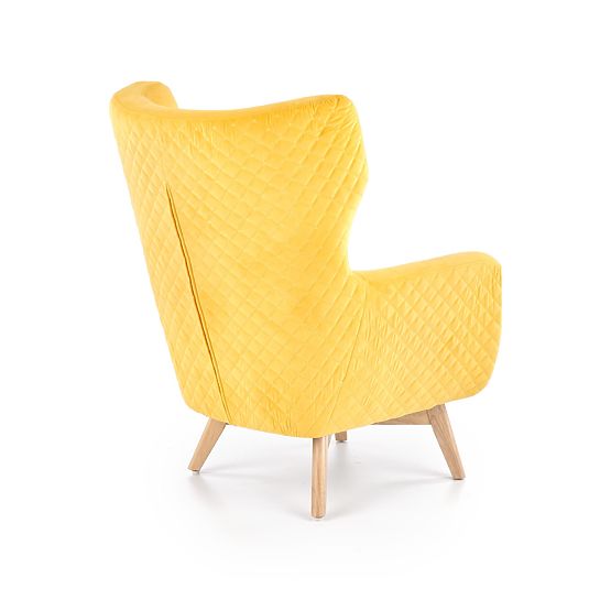 MARVEL Yellow/Natural Relaxation Chair