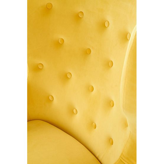 MARVEL Yellow/Natural Relaxation Chair