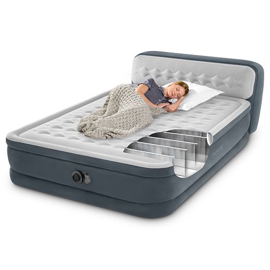 Mattress Bed 236x152cm with Pump for 2 Persons DELUXE 64448ND