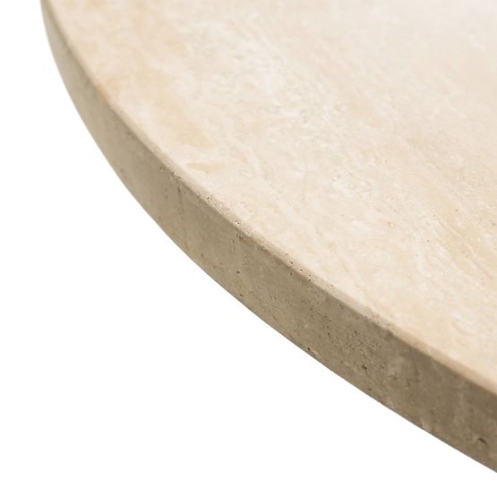Medley Coffee Table 90 cm, Round, Travertine/Ash