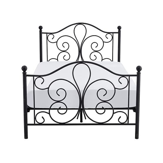 Metal bed PANAMA 120x200 - black