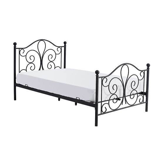Metal bed PANAMA 120x200 - black