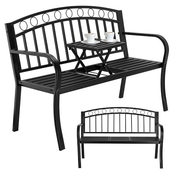 Metal Garden Bench BANCO