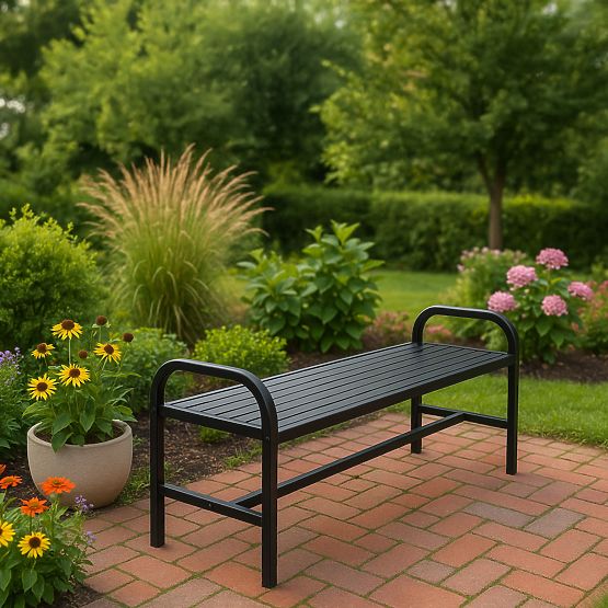 Metal Garden Bench SOBO