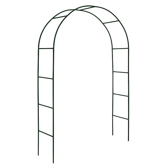 Metal Pergola Arch Black 240 cm