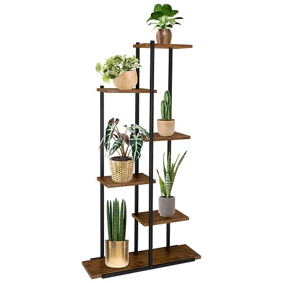 Metal Plant Stand IKER Rustic 6 Levels
