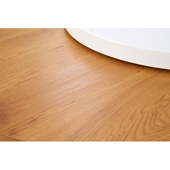 MICHELLE coffee table white / golden oak (1p=1pc)