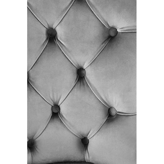 MIYA Chair Black / Upholstery: Gray (1p=2pcs)
