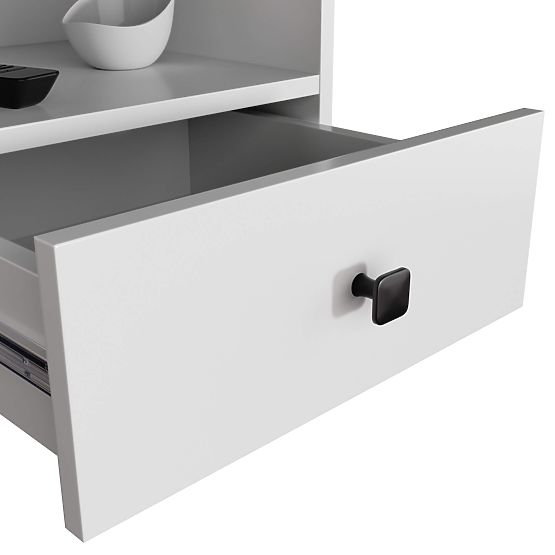 MOBI K-01 WHITE BLACK CHEST OF DRAWERS