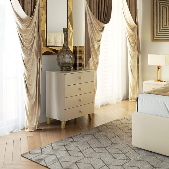 MOBI K-04 CHEST OF DRAWERS CASHMERE GOLD