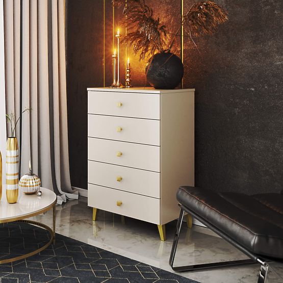 MOBI K-05 CHEST OF DRAWERS CASHMERE GOLD