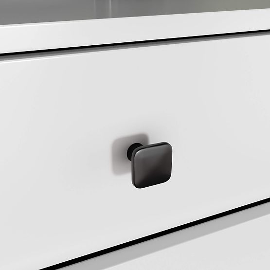 MOBI K-05 WHITE BLACK CHEST OF DRAWERS