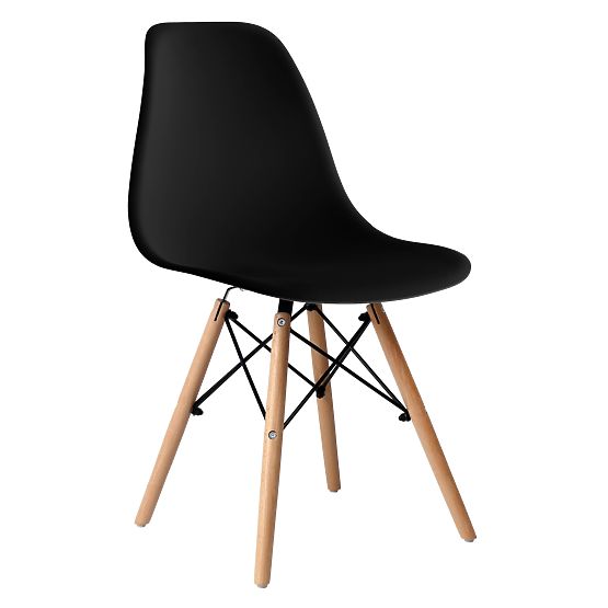Modern Chair Milano DSW PP Black