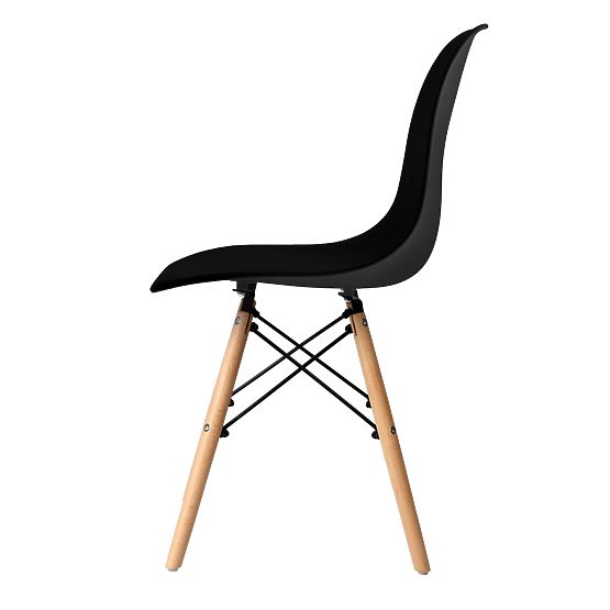Modern Chair Milano DSW PP Black
