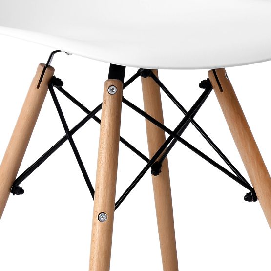 Modern Chair Paris DSW White