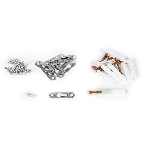 Modern Hanging Shelf with 8 Shelves White