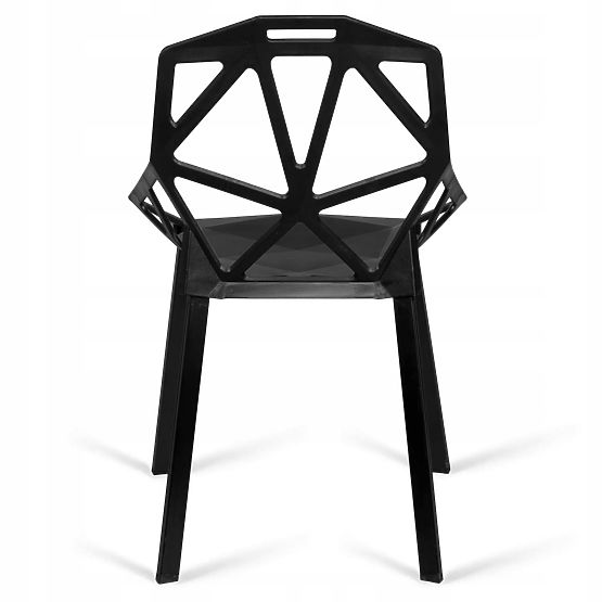 Modern Lace Armchair VECTOR Black