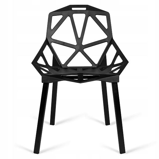 Modern Lace Armchair VECTOR Black