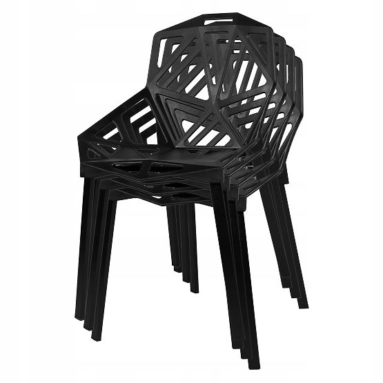 Modern Lace Armchair VECTOR Black