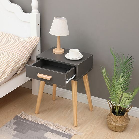 Modern Nightstand Gray Coffee Table