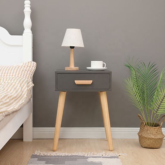 Modern Nightstand Gray Coffee Table