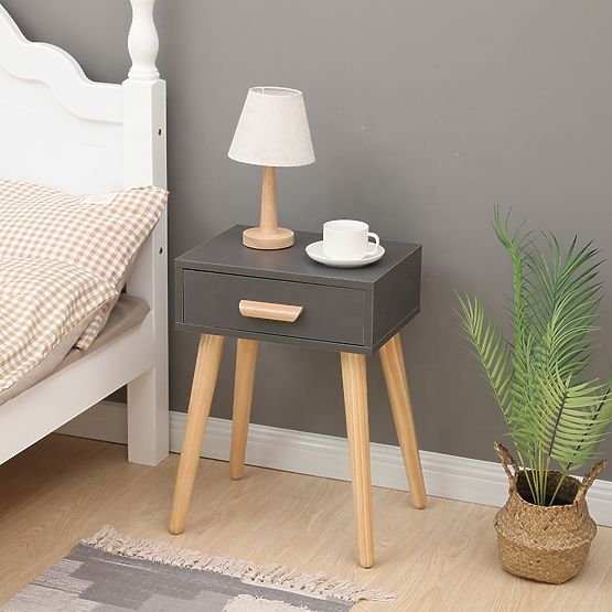 Modern Nightstand Gray Coffee Table