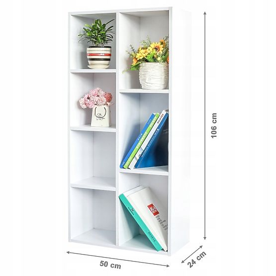 White Bookshelf ModernHome