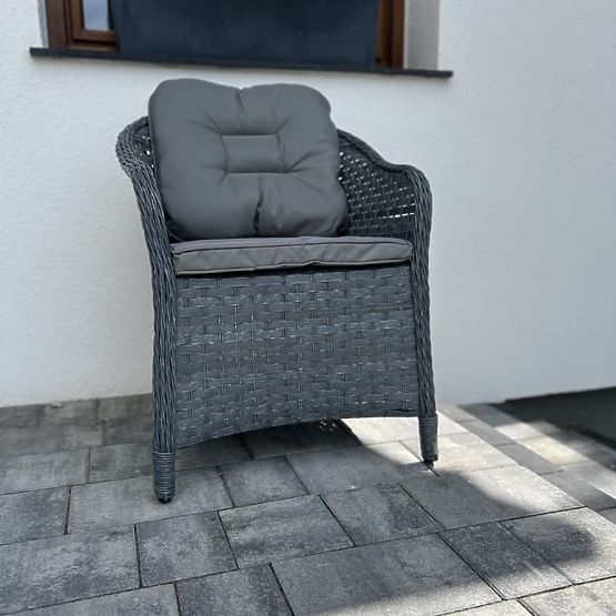 MODERNO Grey Technorattan Terrace Chair