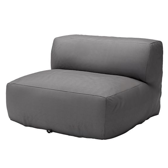 Modular Garden Corner Sofa Vacuum IV with Cover, Gray