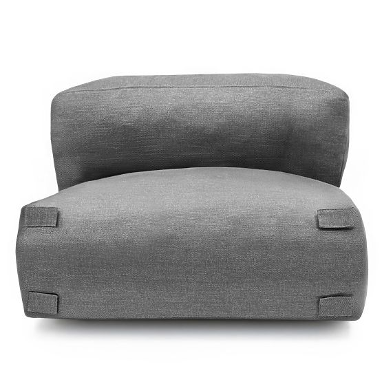 Modular Garden Sofa Vacuum VI with Cover, Gray