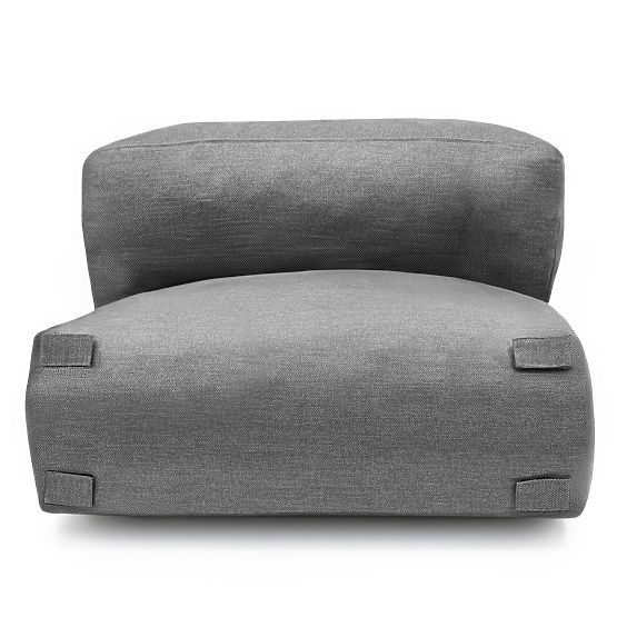Modular Garden Sofa Vacuum VI with Cover, Gray