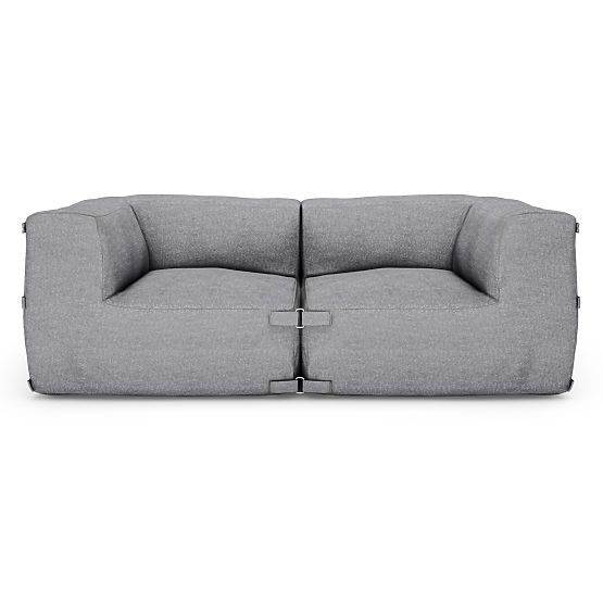 Modular Garden Sofa Vacuum Vlll with Cover, Gray